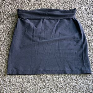 Eileen Fisher Charcoal Mini Skirt Petite M